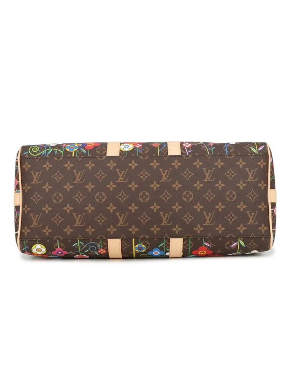 Louis Vuitton Boston Bag Monogram LV TM Keepall Bandouliere 45 Takashi Murakami